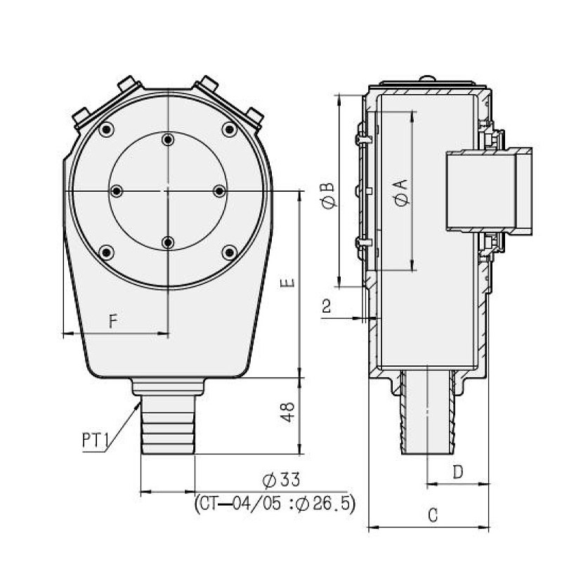 CT water box assembly