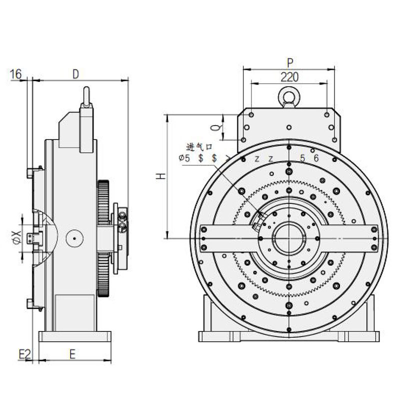 JH laser cutting machine special chuck