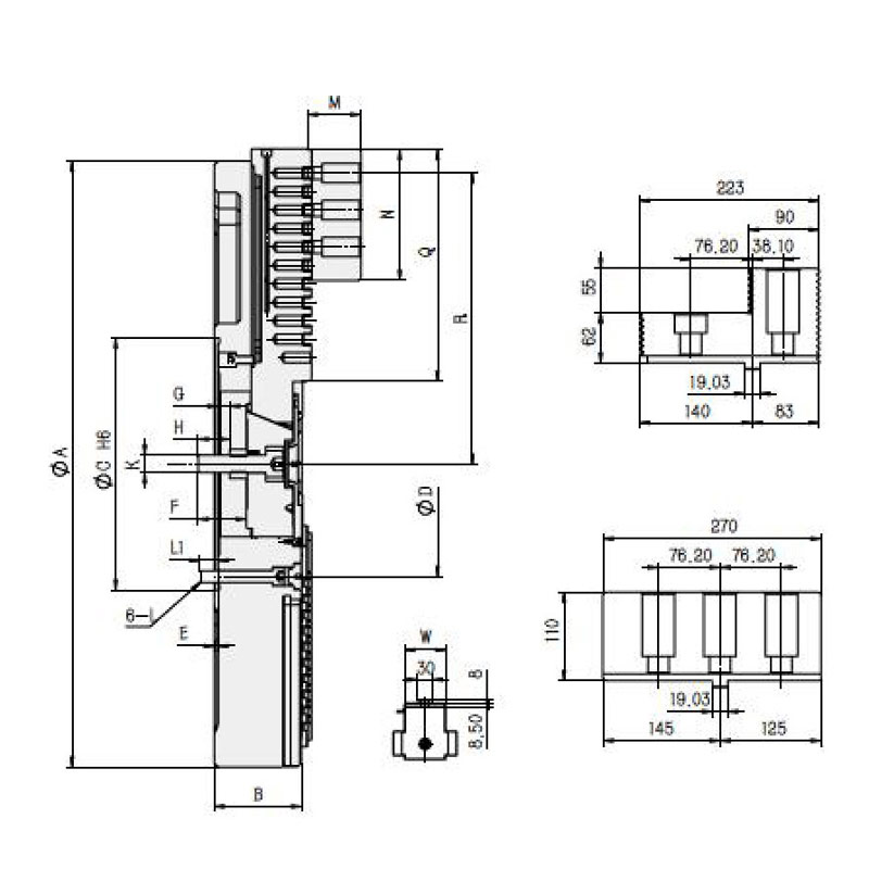 VL vertical lathe chuck (2)