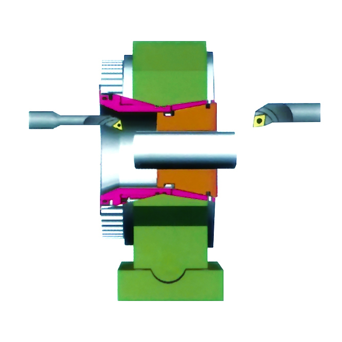 KJM hydraulic one-way spindle chuck
