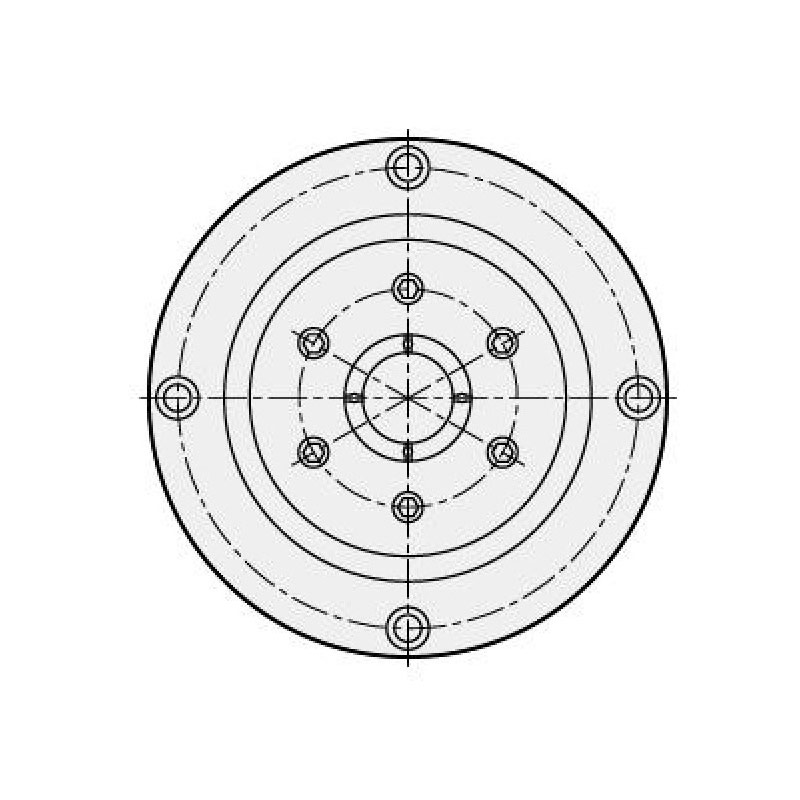 KJT front mounted hollow collet