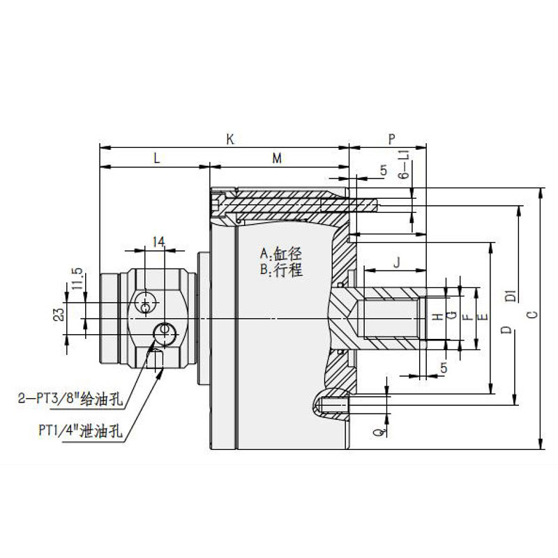 RK Zhongshi rotary cylinder