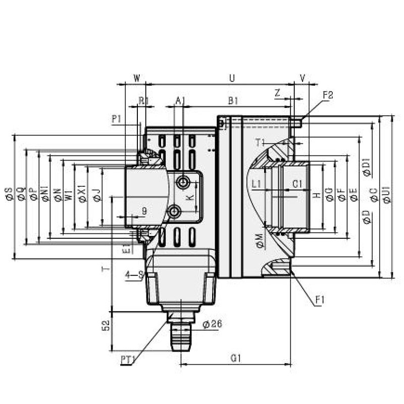 TK ultra-thin hollow rotary cylinder