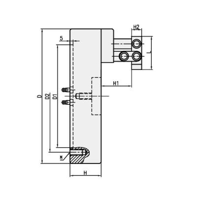 KG-Q pressure plate clamp