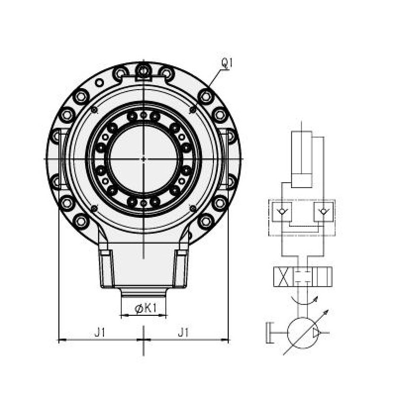 TK ultra-thin hollow rotary cylinder