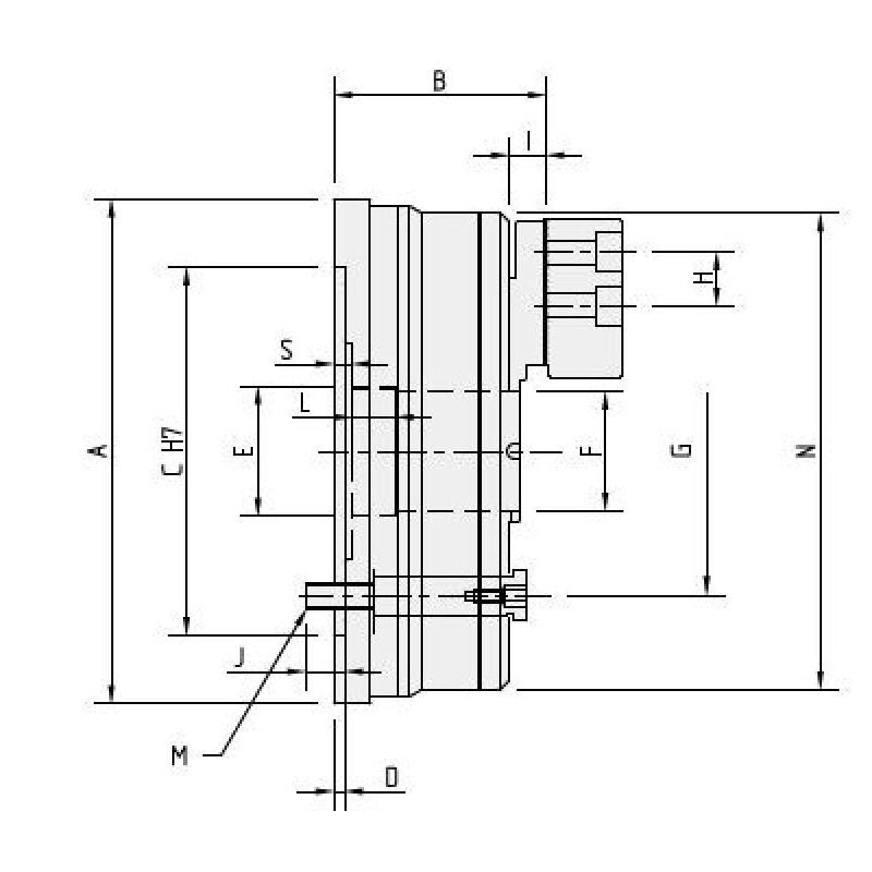 MP precision diaphragm six claws