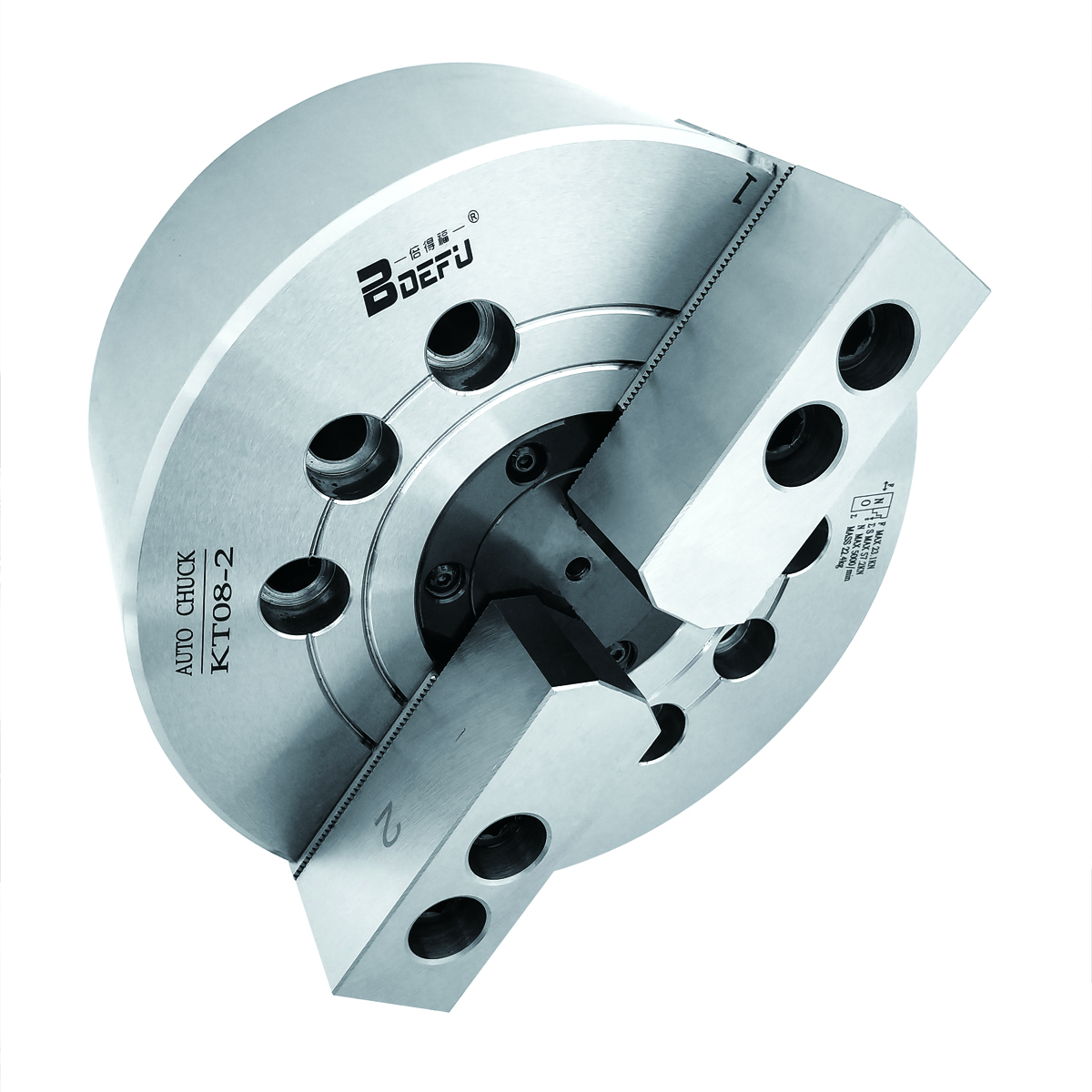 KT hollow two-jaw power chuck