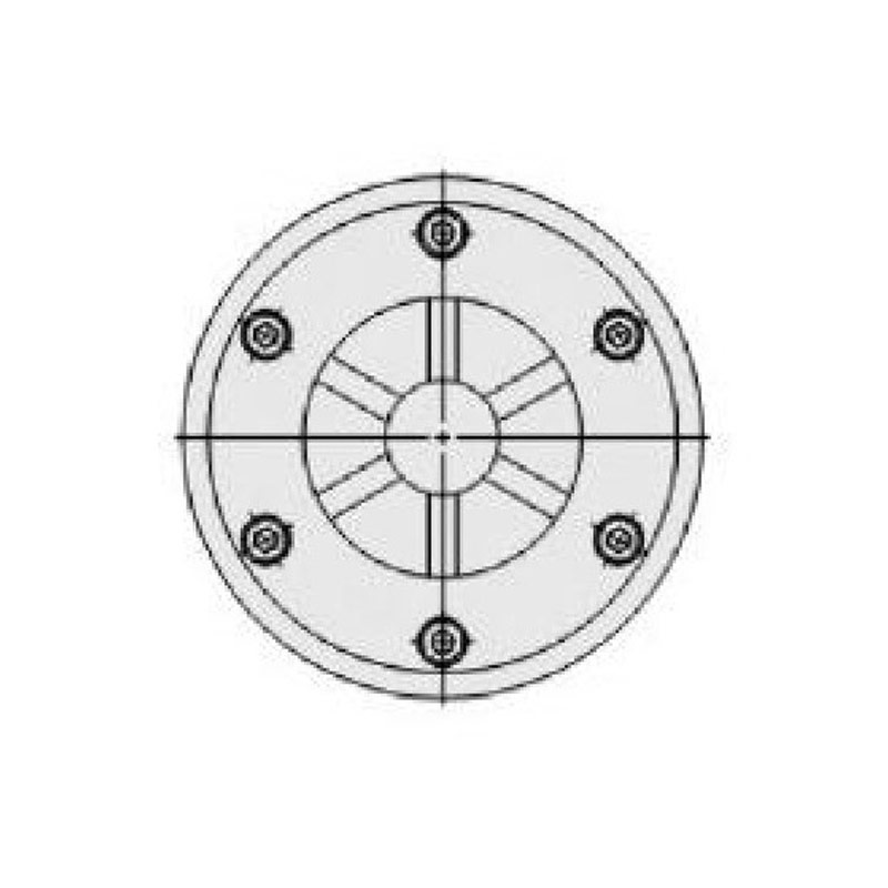 KTJ back-pull rubber simple clamp chuck (positioning type)