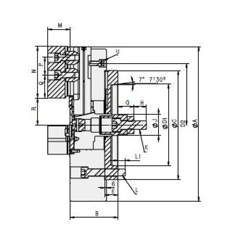 VL vertical lathe chuck (1)