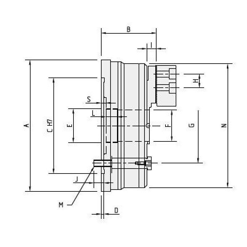 MP precision diaphragm three claws