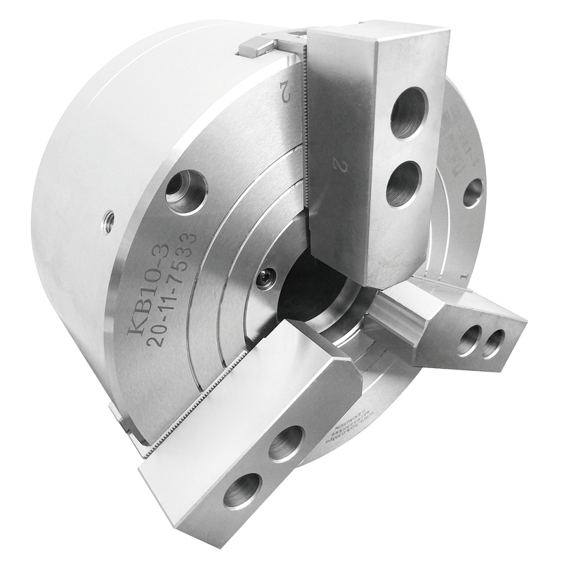 KB semi-through hole pneumatic chuck