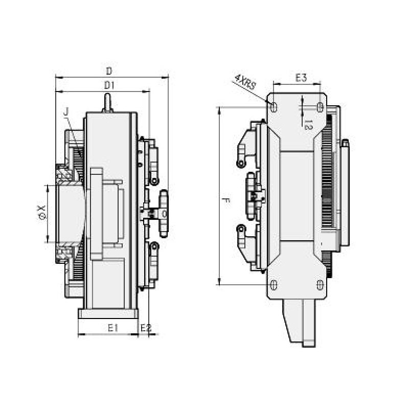 JQ special chuck for laser cutting machine
