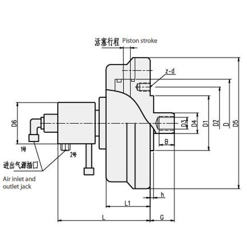 KH high speed medium solid rotary cylinder