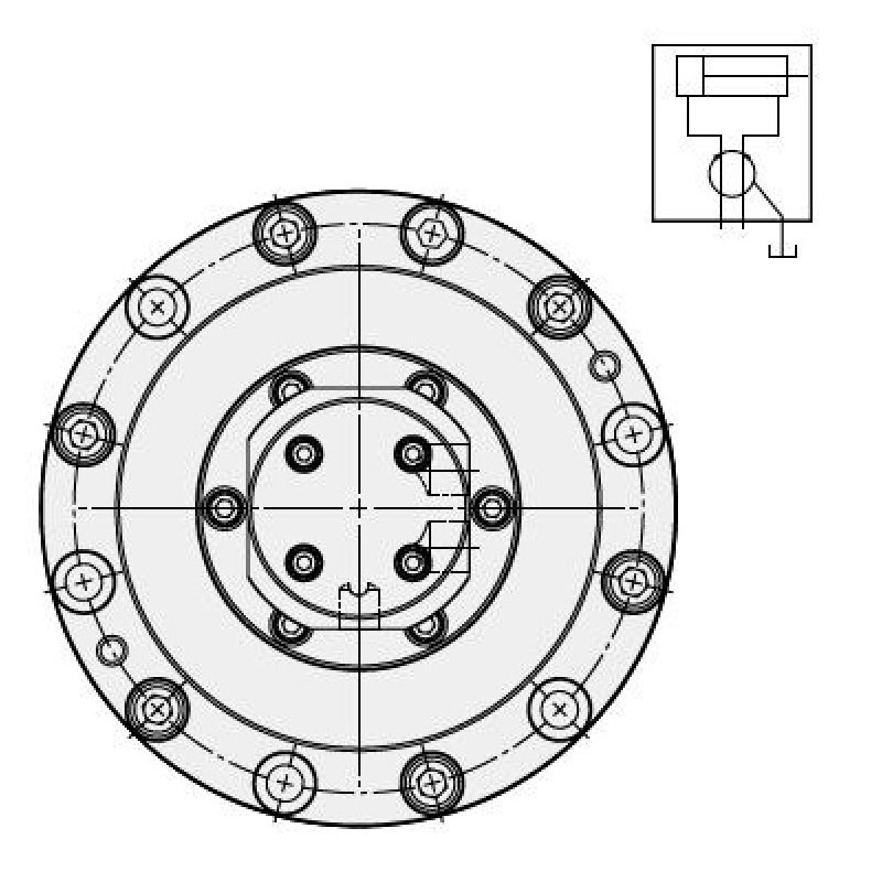 RK-C medium solid rotary cylinder (water injection type)