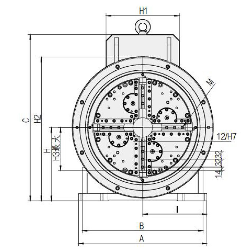 JH laser cutting machine special chuck